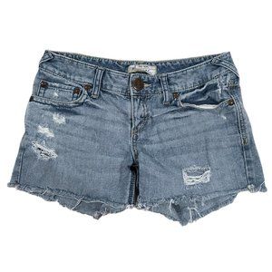 Distressed Free People Denim Shorts